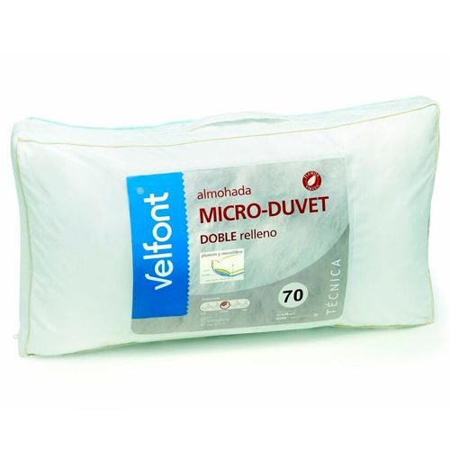 Almohadas baratas - Almohada plumón + microfibra MICRO-DUVET de Velfont